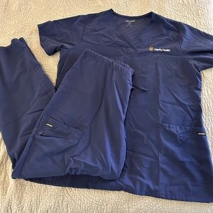 Jockey Navy Scrub Set XL